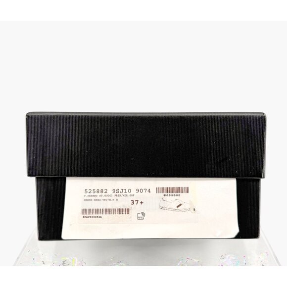 Gucci Interlocking GG Espadrille EU 37.5 US 7.5 Beige Web Stripe Logo Canvas - Picture 14 of 14